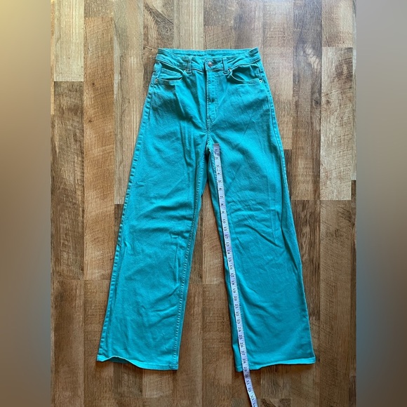 Divided Blue Flare Wide‎ Leg Jeans High-Waisted - Picture 3 of 7